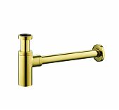 Сифон бутылочный Frap F82-3 для раковины 32-1 1/4", без выпуска, золото