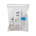 Арматура для унитаза Ани Пласт WC6550М с нижней подводкой 1/2", кнопка хром, эконом