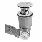 Сифон для умывальника AV Engineering AVE129765 с выпуском roll-over, разборная конструкция