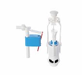 Комплект арматуры Ани Пласт WC6050М для унитаза, Эконом, боковая подводка, 1/2", пластик