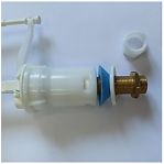 Клапан для бачка унитаза Nova Plumbing Sol 7022, нижний подвод 3/8"-1/2", металлическая резьба