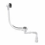 Сифон для ванны Nova Plumbing Solution 1541, автоматический, с переливом, гибкая труба 1/2"