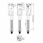 Механизм впускной AV Engineering AVE129705PL, с нижней подачей 1/2", пластиковая резьба
