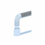 Сифон Ани Пласт C0110 для раковины 1 1/2" х 40, с гибкой трубой, белый, 40x50 мм