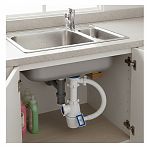 Сифон для мойки Orio А-4004 с гибким переливом, бутылочный, 1 1/2"х40 мм