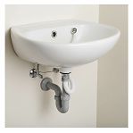 Слив-перелив для раковины Orio А-5408-2, с круглым переливом, пластик, хром, 300 мм