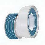 Манжета эксцентриковая Nova 7151 для унитаза, диаметр 110 мм, длина смещения по оси 20 мм, белый