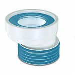 Манжета эксцентриковая Nova 7151 для унитаза, диаметр 110 мм, длина смещения по оси 20 мм, белый