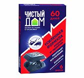 Ловушка для тараканов Чистый дом Усиленная формула, без инсектицидов, 6 шт
