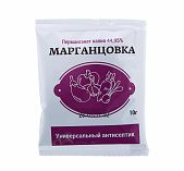 Средство Гера Марганцовка, перманганат калия, универсальный антисептик, 10 г