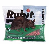 Зоокумарин Рубит+ гранулы привлекатель масляно-сырный, от крыс и мышей, 100 г