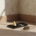 Крысоловка Sparta, усиленная, для мышей и крыс, черная, в упаковке 2 штуки