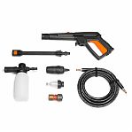 Мойка высокого давления Daewoo DAW 620, 2.4 кВт, 190 бар, 9.8 л/мин, электрический двигатель