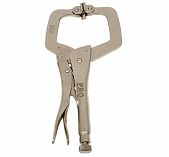 Зажим-струбцина с фиксатором Startul PRO-6056-01, прямые губки, 280 мм