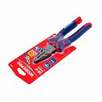 Пассатижи комбинированные Workpro WP231125, двухкомпонентные рукоятки, сталь, 200 мм