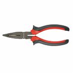 Длинногубцы изогнутые Matrix 17458, сталь, двухкомпонентные рукоятки, длина 160 мм