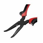 Длинногубцы изогнутые Matrix 17462, сталь, двухкомпонентные рукоятки, длина 200 мм