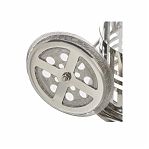 Френч-пресс Daniks Штрих, объем 1 литр, стекло, нержавеющая сталь, серебристый