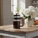 Френч-пресс Leonord Foresta Nera, объем 600 мл, стекло, нержавеющая сталь, черный