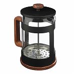 Френч-пресс Leonord Foresta Nera, объем 800 мл, стекло, нержавеющая сталь, черный