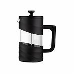 Френч-пресс Mallony La Caffetteria 108409, 800 мл, черный, стекло, нержавеющая сталь