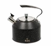 Чайник Rashel R-7831, 516155, нержавеющая сталь, со свистком, индукция, черный, 3 л