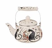 Чайник эмалированный Agness Парижские коты 934-391, индукция, 2.5 л