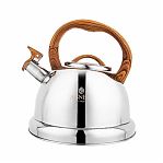 Чайник Agness 937-032, нержавеющая сталь, со свистком, индукция, 3 л