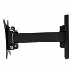 Кронштейн для телевизора Rexant 13"-37", серия Home 38-0053-1, наклонно-поворотный, одно колено, черный