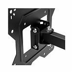 Кронштейн для телевизора Rexant 23"-43", серия Home 38-0060-1, наклонно-поворотный, одно колено, черный