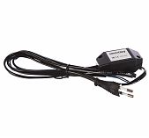 Шнур с плоской вилкой и диммером Smartbuy SBE-06-P05-b, ШВВП 2х0.75 кв.мм, 1.7 м