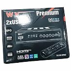 Ресивер цифрового телевидения WV Premium, Didgital DVB-Т/T2/С, IPTV, USB, FM, TV/STB пульт, цвет черный