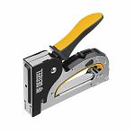 Степлер мебельный Denzel 40211,  тип 53, 4-14 мм, стальной корпус, регулировка силы удара, быстрая загрузка