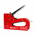 Степлер строительный Okinawa 2364, 3 в 1, ручной, регулируемая сила удара