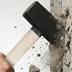 Кувалда строительная Волат 10550-30, деревянная рукоятка, 3 кг
