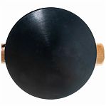 Киянка резиновая Sparta 11161, черная резина, с деревянной рукояткой, 1130 гр