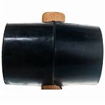 Киянка резиновая Sparta 11161, черная резина, с деревянной рукояткой, 1130 гр