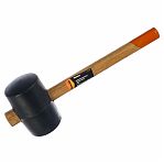 Киянка резиновая Sparta 111605, деревянная рукоятка, 910 гр, черная