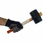 Киянка резиновая Sparta 111605, деревянная рукоятка, 910 гр, черная