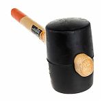 Киянка резиновая Sparta 111605, деревянная рукоятка, 910 гр, черная