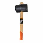 Киянка резиновая Sparta 111605, деревянная рукоятка, 910 гр, черная
