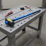 Кувалда МастерАлмаз 10509854, с фиберглассовой ручкой и стальным бойком, 3630 г