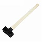 Кувалда 10887, квадратный боек, с деревянной рукояткой, 4000 г