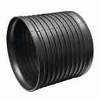 Муфта корсис канализационная, диаметр 200 мм, соединительная, черная