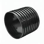 Муфта корсис канализационная, диаметр 200 мм, соединительная, черная