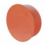 Заглушка канализационная Sinikon 20220.I.B, диаметр 110 мм, красная