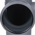 Крестовина двухплоскостная правая 87 гр. Sinikon 512035.R, 110х110х50 мм, полипропилен, цвет серый