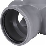 Крестовина двухплоскостная 87 гр., Sinikon 512041.R, диаметр 110х110х110 мм, серая