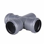 Крестовина одноплоскостная 87 гр., Sinikon Стандарт 506003.R, диаметр 50х50х50 мм, серая