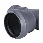 Крестовина одноплоскостная 87 гр., Sinikon Стандарт 506003.R, диаметр 50х50х50 мм, серая